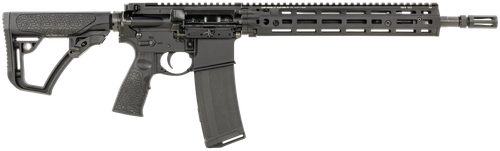 Daniel Defense 0219110613047 M4A1 RIII 5.56x45mm NATO 14.50" 30+1, Black, OEM Stock & Grip, 12.50" M-Lok Handgaurd, Ambi Controls, Pinned & Welded Flash Hider