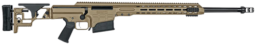Barrett 18497 MRAD  6.5 Creedmoor 24" 10+1 Flat Dark Earth Cerakote Flat Dark Earth Folding with Adjustable LOP Stock Black Polymer Grip Right Hand