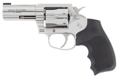 Colt Mfg King Cobra .357 Magnum / .38 Special, 3" Barrel, 6, Brushed Stainless