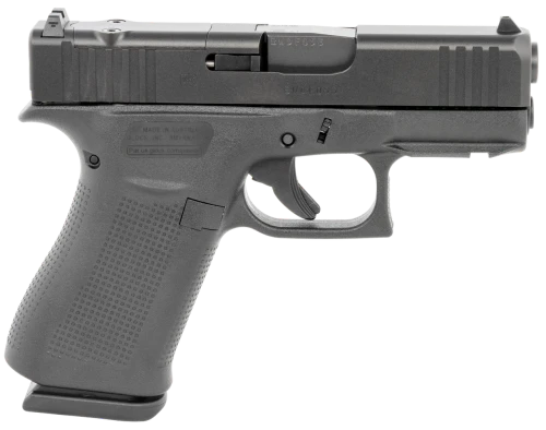 Glock 43X MOS 9mm Luger, 3.41" Barrel, 10+1, Black nDLC 
