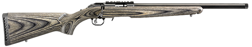 Ruger 8348 American Rimfire Target Full Size 22 LR 10+1 18" Satin Blued Threaded Bull Barrel & Alloy Steel Receiver w/Scope Rail, Black Fixed Laminate Stock, Right Hand