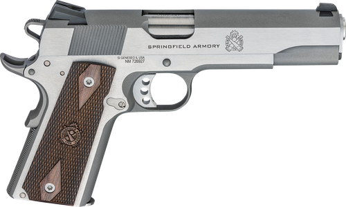 Springfield Armory 1911 Garrison 9mm Luger, 5" Barrel, 9+1, Matte Stainless
