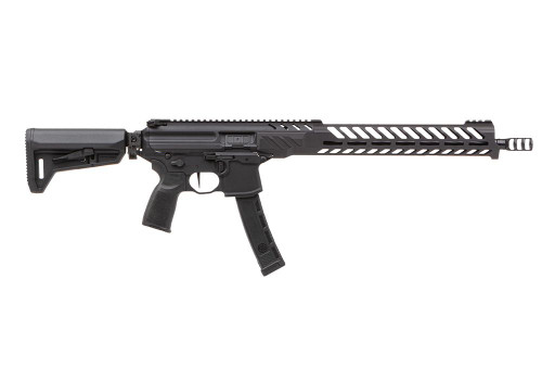 Sig Sauer MPX PCC 9mm Luger, 16" Barrel, 35+1, Black Polymer / Hard Coat Anodized