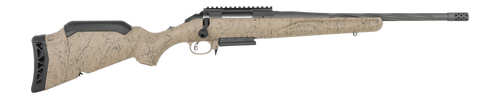 Ruger American II Ranch .22 Creedmoor, 16.4" Barrel, 3+1, FDE Splatter / Cobalt Cerakote 