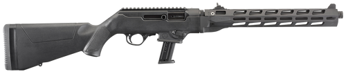 Ruger 19117 PC Carbine *CA Compliant 9mm Luger 10+1 16.12" Threaded/Fluted Barrel, Type III  Hard Coat Anodized Aluminum Alloy Receiver, Synthetic Stock, M-Lok Accessory Slots, Optics Ready
