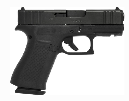 Glock 43X 9mm Luger, 3.41" Barrel, 15+1, Black nDLC