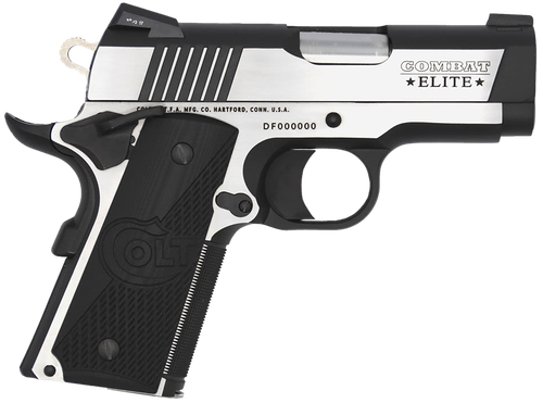 Colt Mfg Combat Elite Commander Compact 9mm Luger, 3" Barrel, 8+1, Stainless
