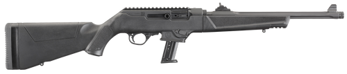 Ruger 19102 PC Carbine  9mm Luger 10+1 16.12" Black Fluted Threaded Barrel, Black Hard Coat Anodized Aluminum Receiver w/Picatinny Rail, Black Synthetic Stock, Right Hand