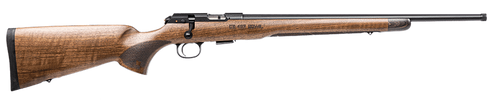 CZ-USA 02373 CZ 457 Royal Full Size 22 LR 5+1 20.50" Black Nitride Black Nitride Steel Receiver Walnut Fixed American Style w/Decorative Forend Tip Stock Right Hand