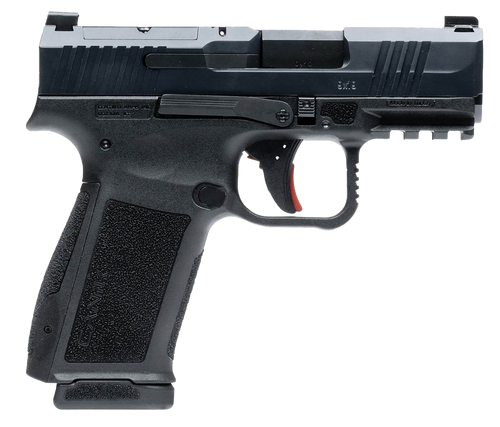 Century Arms HG7882N Mete MC9L Sub-Compact Frame 9mm Luger 17+1 3.18" Black Steel Barrel, Black Nitride Serrated Steel Slide, Black Polymer Frame w/Picatinny Rail, Interchangeable Backstrap Grip