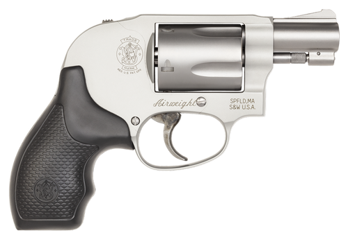 Smith & Wesson 163070 Model 638 *CA Compliant 38 Special + P 5 Shot 1.88" Stainless Steel Barrel/Cylinder, Matte Silver Aluminum Alloy J-Frame, Polymer Grip, Internal Lock, Concealed Hammer