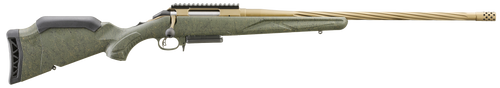 Ruger American II Predator .300 Winchester Magnum, 22" Barrel, 3+1, Green Splatter Synthetic