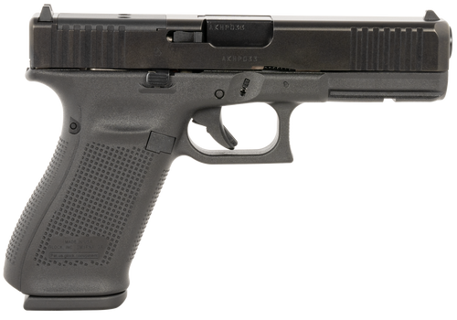 Glock UA205S203MOS G20 Gen5 MOS Standard 10mm Auto 15+1 4.61" Black GMB Barrel, Black nDLC Serrated Slide, Black Polymer Frame w/Picatinny Rail, Black Textured Grip, Ambidextrous, USA Made