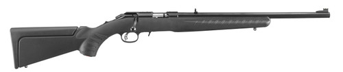 Ruger American Rimfire Compact .17 HMR, 18" Barrel, 9+1, Black Synthetic / Satin Blued