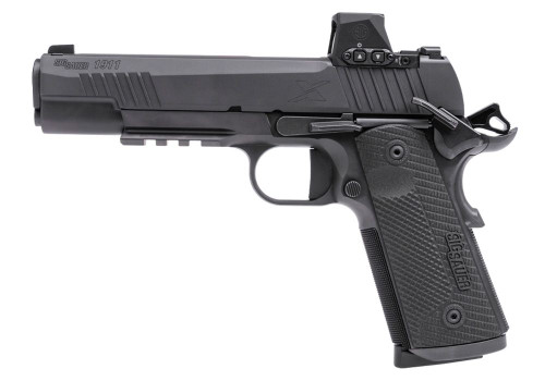 Sig Sauer 1911 X .45 ACP, 5" Barrel, 8+1, Black DLC / Nitron