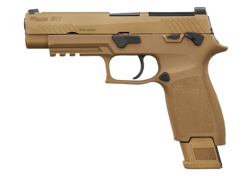 Sig Sauer M17 9mm Luger, 4.7" Barrel, 10+1, Coyote Tan / Coyote M17 PVD