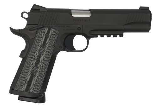 Colt Mfg Combat Unit Rail Government .45 ACP, 5" Barrel, 8+1, Matte Black DLC