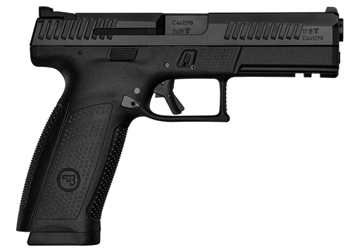 CZ P-10 F 9mm Luger, 4.5" Barrel, 19+1, Black Polymer / Black Nitride