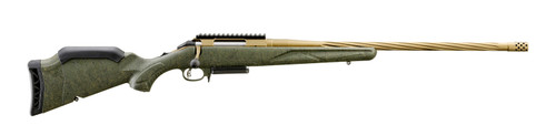 Ruger American II Predator 7mm-08 Remington, 22" Barrel, 3+1, Green Splatter / Burnt Bronze Cerakote