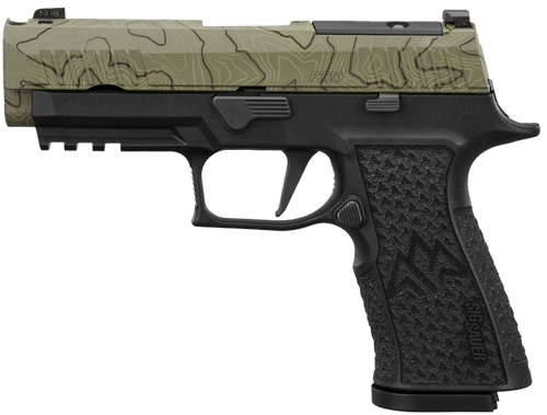 Sig Sauer P320 XTEN Endure Comp 10mm Auto, 3.8" Barrel, 15+1, Moss Green Cerakote