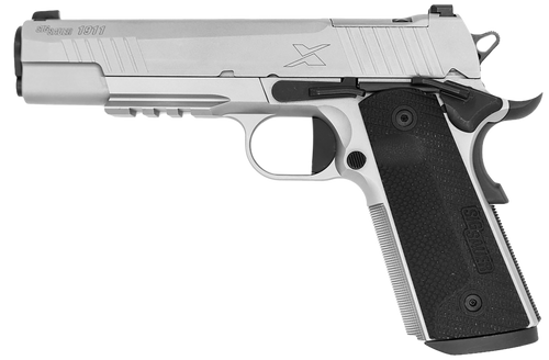 Sig Sauer 1911XR-45-SS 1911  Full Size Frame 45 ACP 8+1 5" Optic Ready/Serrated Stainless Steel Slide & Frame w/Beavertail & Picatinny Rail