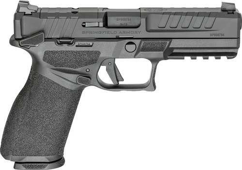 Springfield Armory EC9459BMSU Echelon  9mm Luger 20+1 4.50" Black Melonite Steel Barrel, Black Melonite Optic Ready/Serrated Steel Slide, Black Polymer Frame w/Picatinny Rail
