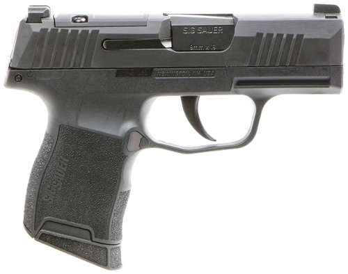 Sig Sauer 3659BXR3P P365 BXR Micro-Compact 9mm Luger 10+1 3.10" BlackBarrel, Black Nitron Optic Ready/Serrated Slide, Black Polymer Grips
