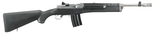 Ruger 5819 Mini-14 Tactical 223 Rem/5.56 NATO 20+1 16.10" Matte Stainless Threaded Barrel, Matte Stainless Steel Receiver w/Picatinny Rail, Black Synthetic Fixed Stock, Right Hand