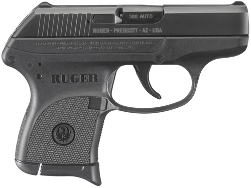 Ruger 3701 LCP  Standard Frame 380 ACP 6+1 2.75" Black Steel Barrel, Black Oxide Serrated Alloy Steel Slide, Black Polymer Frame, Black Polymer Grip, Right Hand