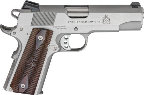Springfield Armory 1911 Garrison .45 ACP, 4.25" Barrel, 7+1, Stainless