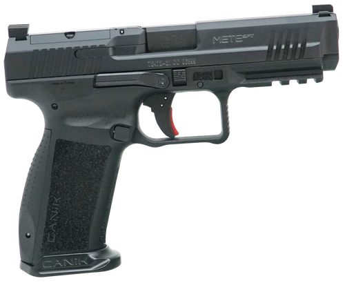 Canik HG6595N Mete SFT Full Size Frame 9mm Luger 20+1/18+1, 4.46" Black Match Grade Barrel, Black Nitride Optic Ready/Serrated Steel Slide, Polymer Frame w/Picatinny Rail, Ambidextrous