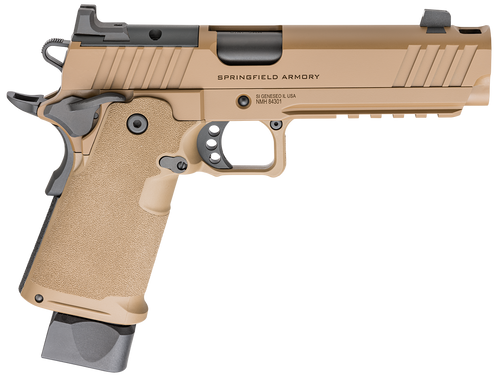 Springfield Armory 1911 Prodigy DS 9mm Luger, 5" Barrel, 17+1, Coyote Brown