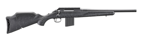 Ruger American II Patrol 6mm ARC, 16.1" Barrel, 10+1, Black Splatter Synthetic / Graphite Black Cerakote