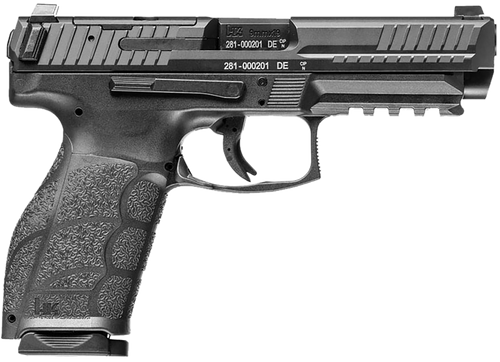 HK 81001057 VP9A1 K Compact 9mm Luger 15+1 4.09" Black Steel Barrel, Black Steel Optic Ready/Serrated Slide, Black Polymer Frame w/Picatinny Rail, Interchangeable Backstrap Grip, Ambidextrous