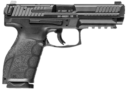 HK 81001064 VP9A1  Full Size 9mm Luger 20+1 4.53" Barrel, Black Steel Optic Ready/Serrated Slide, Black Polymer Frame w/Picatinny Rail, Interchangeable Backstrap Grip, Ambidextrous