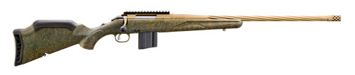 Ruger American II Predator 6.5 Grendel, 22" Barrel, 10+1, Green Splatter Synthetic / Burnt Bronze Cerakote