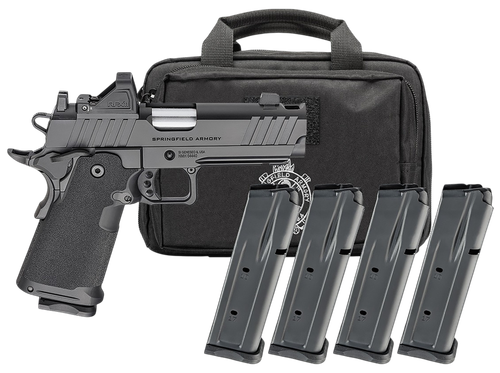 Springfield Armory 1911 DS Prodigy Comp 9mm Luger, 4.25" Barrel, 17+1, Black Cerakote