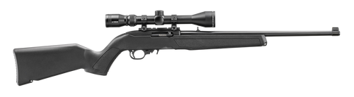 Ruger  10/22 w/Optic 22 LR 10+1 18.50" Satin Stainless Steel Barrel & Drilled & Tapped Receiver, Black Fixed w/M-LOK Polymer Stock, Viridian EON 3-9x40mm Scope