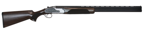 CZ-USA 06455 WingShooter Elite 12 Gauge 3" 2rd 28" Gloss Black Chrome Barrel, Engraved Satin-Gloss Chrome Metal Finish, Turkish Walnut Stock Includes 5 Chokes
