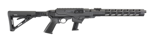 Ruger PC Carbine 9mm Luger, 16.12" Barrel, 17+1, Black Synthetic Chassis / Type III Hard Coat Anodized