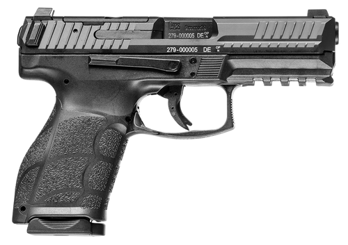 HK 81001059 VP9A1 K *CA Compliant Compact 9mm Luger 10+1 4.09" Black Barrel & Steel Optic Ready/Serrated Slide, Black Polymer Frame w/Picatinny Rail, Interchangeable Backstrap Grip, Ambidextrous