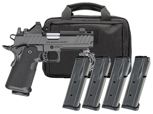 Springfield Armory 1911 DS Prodigy Comp 4.25" 9mm Luger, 4.25" Barrel, 10+1, Black Cerakote