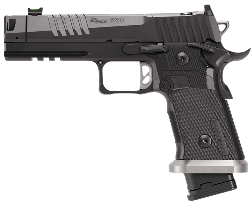 Sig Sauer P211 GTO 9mm Luger, 4.4" Barrel, 10+1, Stainless / Nitron