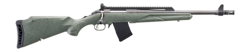 Ruger American II Scout 7.62x39mm, 16.1" Barrel, 10+1, Leaf Green / Cobalt
