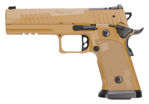 Sig Sauer P211 9mm Luger, 5" Barrel, 21+1, Coyote