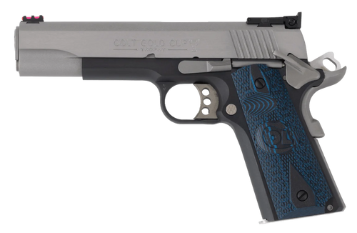 Colt Mfg Gold Cup Lite .38 Super, 5" Barrel, 9+1, Stainless / Black