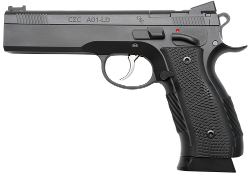 CZ Custom Shop A01-LD 9mm Luger, 5" Barrel, 19+1, Black Polycoat