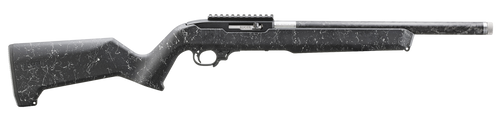 Ruger 10/22 Carbine .22 LR, 16.1" Barrel, 10+1, Black/White Speckle Synthetic / Clear Satin