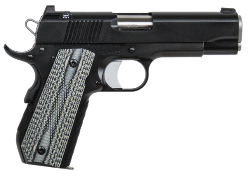 Dan Wesson 01826 V-Bob  45 ACP 8+1 4.25" Stainless Match Grade Barrel, Black Duty Serrated Stainless Steel Slide & Frame w/Beavertail, Black/Gray G10 Grip, Ambidextrous