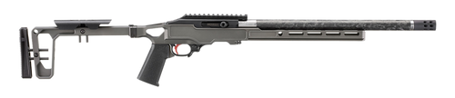 Ruger 10/22 Carbon Fiber .22 LR, 16.1" Barrel, 10+1, Clear Satin / Grey Birch Chassis